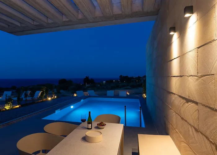 Linear Cabanon Kallithea Luxury Villa Koskinou (Rhodes)